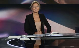 La présentatrice Anne-Sophie Lapix.