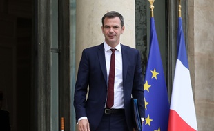 Olivier Véran, ministre des Solidarités et de la Santé, le 17 juin 2020 à l'Elysée.