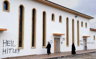 La future mosquée de Saint-Etienne a été profanée dans la nuit du 7 au 8 février 2010.