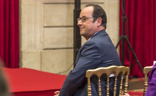 François Hollande au Palais de l'Elysée, le 13 mars 2017.