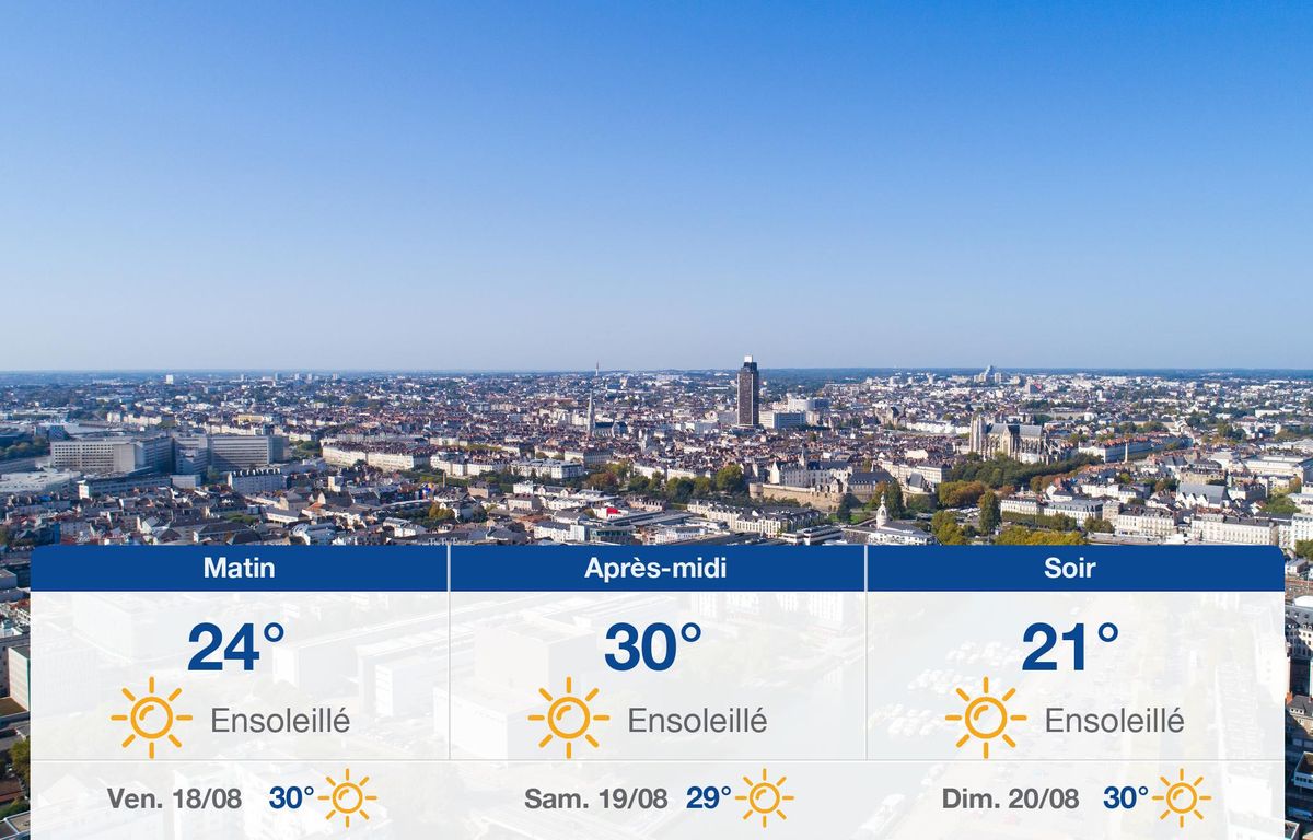 Météo Nantes: prévisions du jeudi 17 août 2023