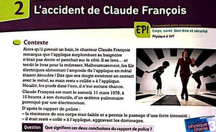 Le fameux exercice sur la mort accidentelle de Claude François.