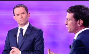 Capture écran France 2 des candidats à la primaire à gauche 25 janvier 2017