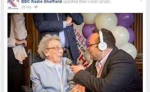 La centenaire Winnie Blagden a eu droit à un bel anniversaire grâce à BBC Radio.