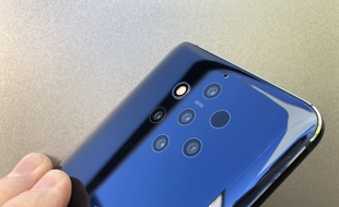 Le Nokia 9 Pure View avec ses cinq capteurs photo.