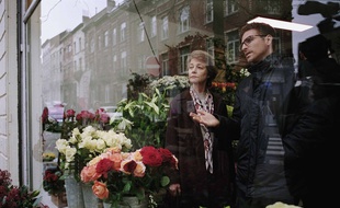 Charlotte Rampli,g et Andrea Pallaoro sur le tournage d'Hannah