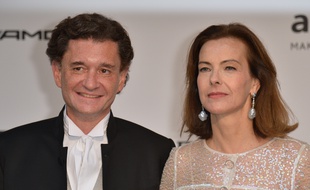 Philippe de Rothschild et Carole Bouquet
