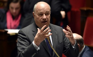 Jean-Michel Baylet (PRG), ministre des Collectivités locales, lors d'une séance de questions au gouvernement à l'Assemblée nationale à Paris.