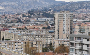Vue sur les quartiers nord de Marseille