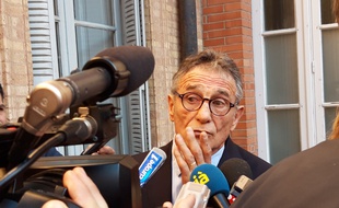 Guy Novès à la sortie du tribunal des prud'hommes de Toulouse, le 14 février 2019.