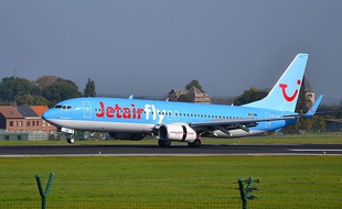 Un avion de la compagnie Jetairfly.