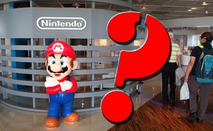 Le logo de Nintendo et sa mascotte Mario dans un showroom à Tokyo, le 8 septembre 2016.