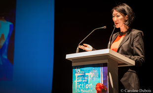 Fleur Pellerin le 12 septembre 2014 au Festival de la Fiction TV de La Rochelle