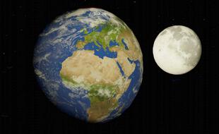 La Terre et la Lune