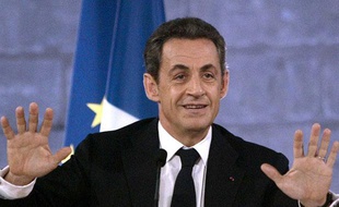 Nicolas Sarkozy à Avignon le 18 novembre 2011.