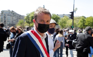 Nicolas Dupont-Aignan, à Paris le 25 avril 2021.