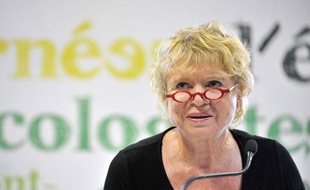 La candidate d'Europe Ecologie-Les Verts pour la présidentielle de 2012, Eva Joly, a présenté son programme économique lors des Journées d'été du parti, le vendredi 19 août, à Clermont-Ferrand.