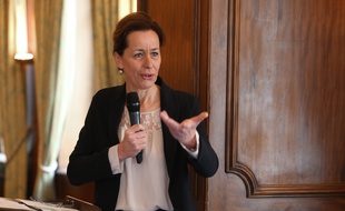 Archives. Strasbourg le 26 mars 2014. La sénatrice Fabienne Keller
