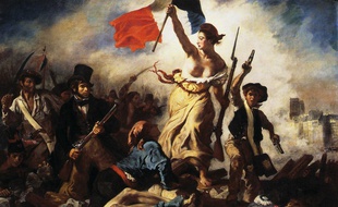 «La Liberté guidant le peuple», d'Eugène Delacroix.