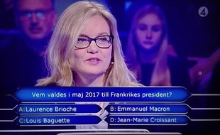 Question viennoiserie à la télévision suédoise.