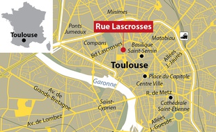 Carte de Toulouse