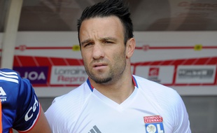 Mathieu Valbuena lors la rencontre Nancy-Lyon, le 14 août 2016.