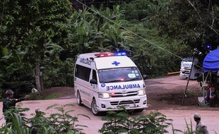 Une ambulance en Thaïlande.