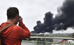 Incendie à Rouen