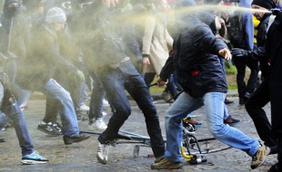 Une manifestation contre la loi Travail le 12 mai 2016
