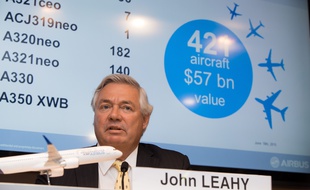 John Leahy, le directeur commercial d'Airbus.