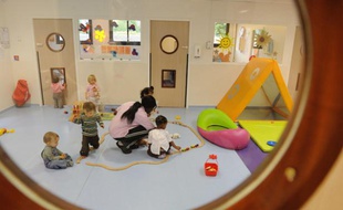 Illustration crèche.