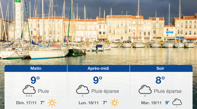 Météo La Rochelle: Prévisions du samedi 16 novembre 2019 - 20minutes.fr