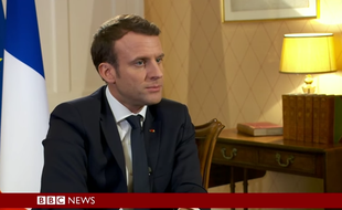 Emmanuel Macron sur la BBC.