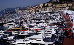 Des bateaux de grand luxe dans le port de Cannes jusqu'au 13 septembre.