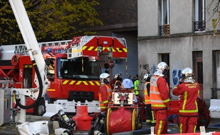 L'incendie d'un immeuble d'habitations à Ivry-sur-Seine.