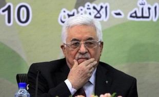 Le président palestinien Mahmoud Abbas, à Ramallah le 10 mars 2014