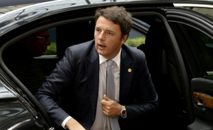 Le chef du gouvernement italien, Matteo Renzi, le 26 juin 2015 à Bruxelles