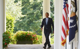 Le président américain Barack Obama le 30 juin 2014 à la Maison Blanche à Washington