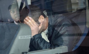 Pascal Dauriac à son arrivée au palais de justice le 2 février 2015 à Marseille