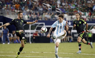 Lionel Messi lors de Mexique-Argentine le 8 septembre 2015.