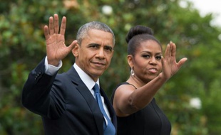 Barack et Michelle Obama, à la Maison Blanche, le 26 juin 2015
