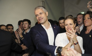 Laurent Wauquiez, élu président du parti Les Républicains, le 10 décembre 2017 à Paris