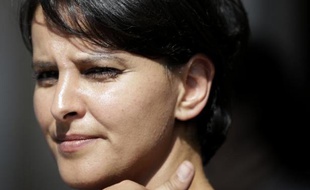 La ministre de l'Education nationale Najat-Vallaud Belkacem le 17 juin 2015 à Paris