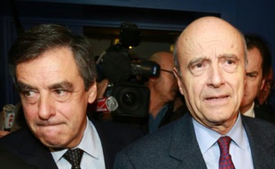 François Fillon et Alain Juppé le 23 mars 2015 à Pessac