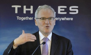 Le PDG de Thales Jean-Bernard Lévy, le 20 février 2014 à Paris