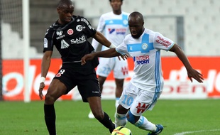 Lassana Diarra lors d'OM-Reims, le 7 mai 2016.