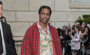 Le rappeur ASAP Rocky dans les rues de Rome