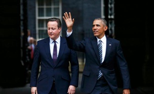 Barack Obama et David Cameron, à Londres le 22 avril 2016