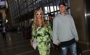 La star de la téléréalité Paris Hilton et son ex fiancé, l'acteur Chris Zylka
