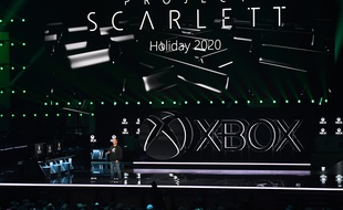 Phil Spencer, le patron de la division Xbox de Microsoft, annonce la prochaine génération Project Scarlett, le 9 juin 2019, à l'occasion du salon de l'E3, à Los Angeles.